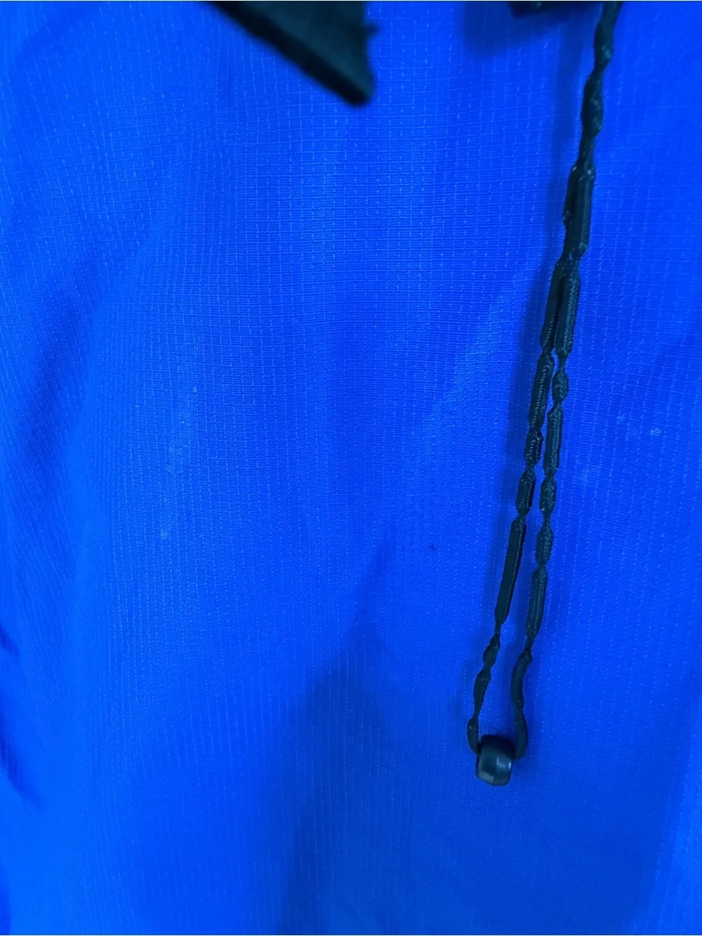 The North Face Royal Blue and Black Summit Series Hooded Shell Jacket